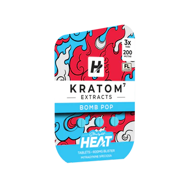 Straight Heat – Kratom Extract Tablets 600mg 3 Ct – 200Mg/Tab | Mitragynine Speciosa