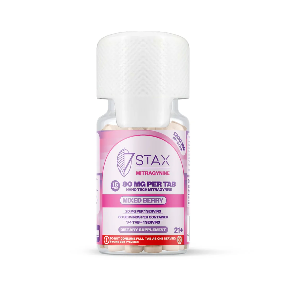 Nano Tech Mitragynine Tablets (1200mg - 15 Count)